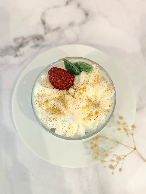 Bougie Gourmande Fraise & Menthe – Image 2