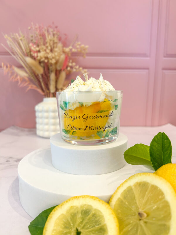 Bougie Gourmande Citron Meringué