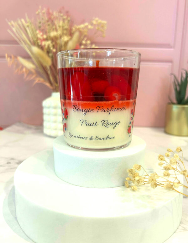 Bougie Gourmande fruits-Rouges